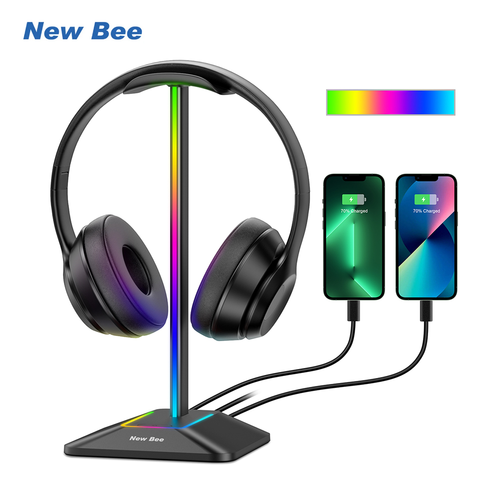 Headset Stand Rgb - ใหม่ Bee Z8 RGB หูฟัง Stand