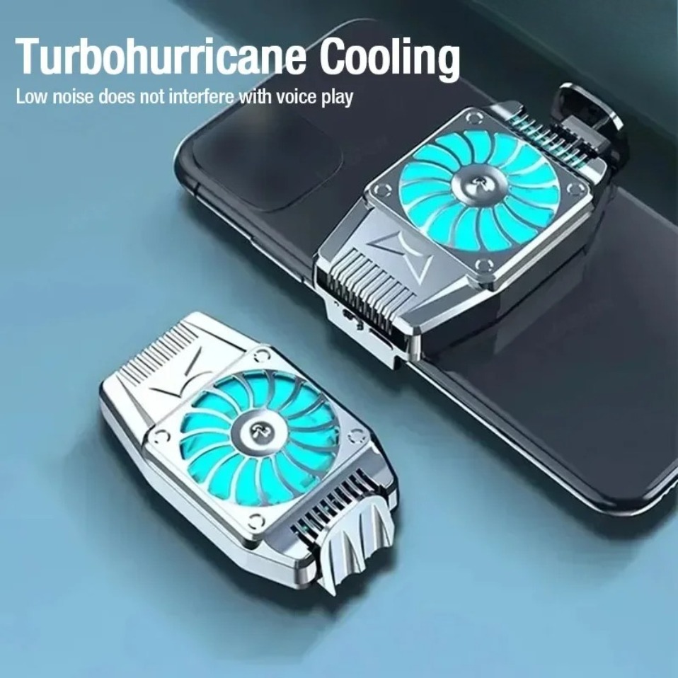 Gaming Accessories For Your Phone - คลิปหนีบหลังแบบพกพา ระบบระบายความร้อนด้วยอากาศขนาดเล็ก สำหรับโทรศัพท์มือถือ iPhone 15 IOS