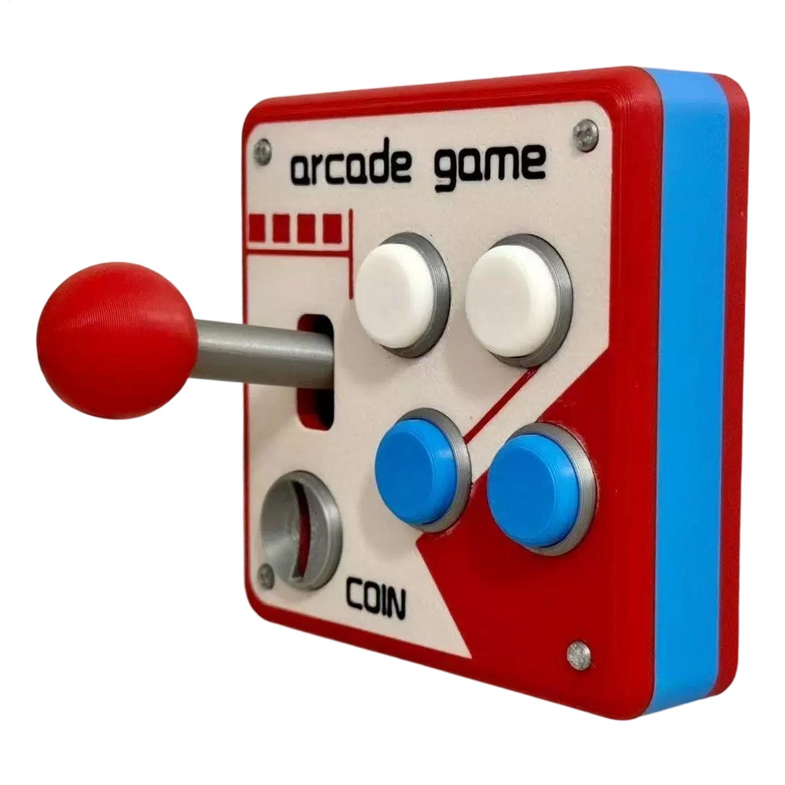 Gaming Accessories For Room - ฝาครอบสวิตช์ไฟเกมอาร์เคดสไตล์เรโทรสุดสร้างสรรค์ ตกแต่งห้องเกมเมอร์สไตล์เรโทร แผ่นสวิตช์ติดผนังลายจอยสติ๊ก ตกแต่งบ้าน