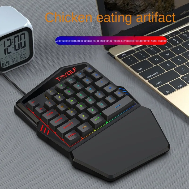 คีย์บอร์ดมือเดียว TF900 T-WOLF - Gaming Accessories For Your Phone บทวิจารณ์และราคา