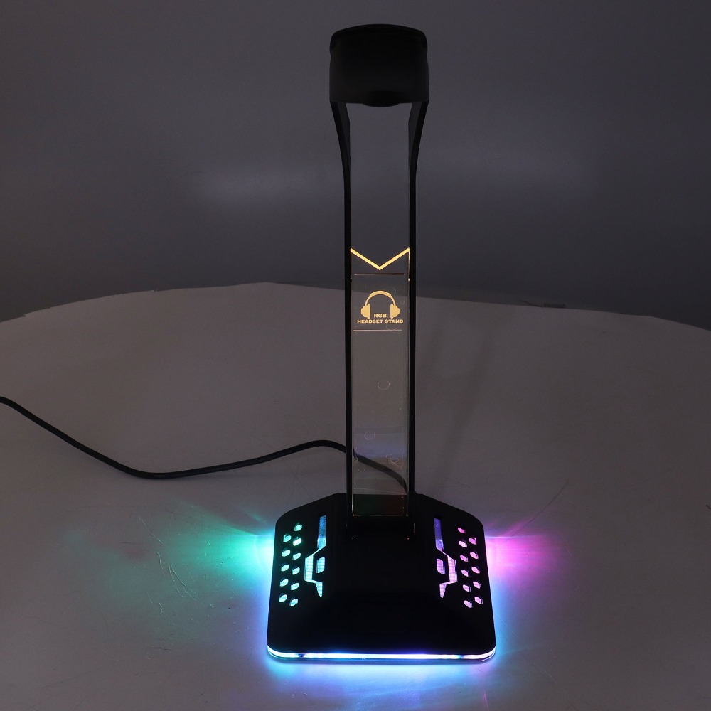 ขาตั้งหูฟัง RGB สำหรับเดสก์ท็อ - Headset Stand Rgb บทวิจารณ์และราคา