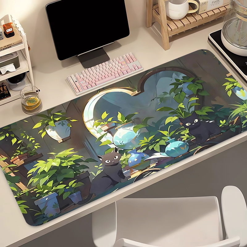 แผ่นรองเมาส์ซิลิโคนลายแมวดำน่า - Gaming Accessories Cheap บทวิจารณ์และราคา