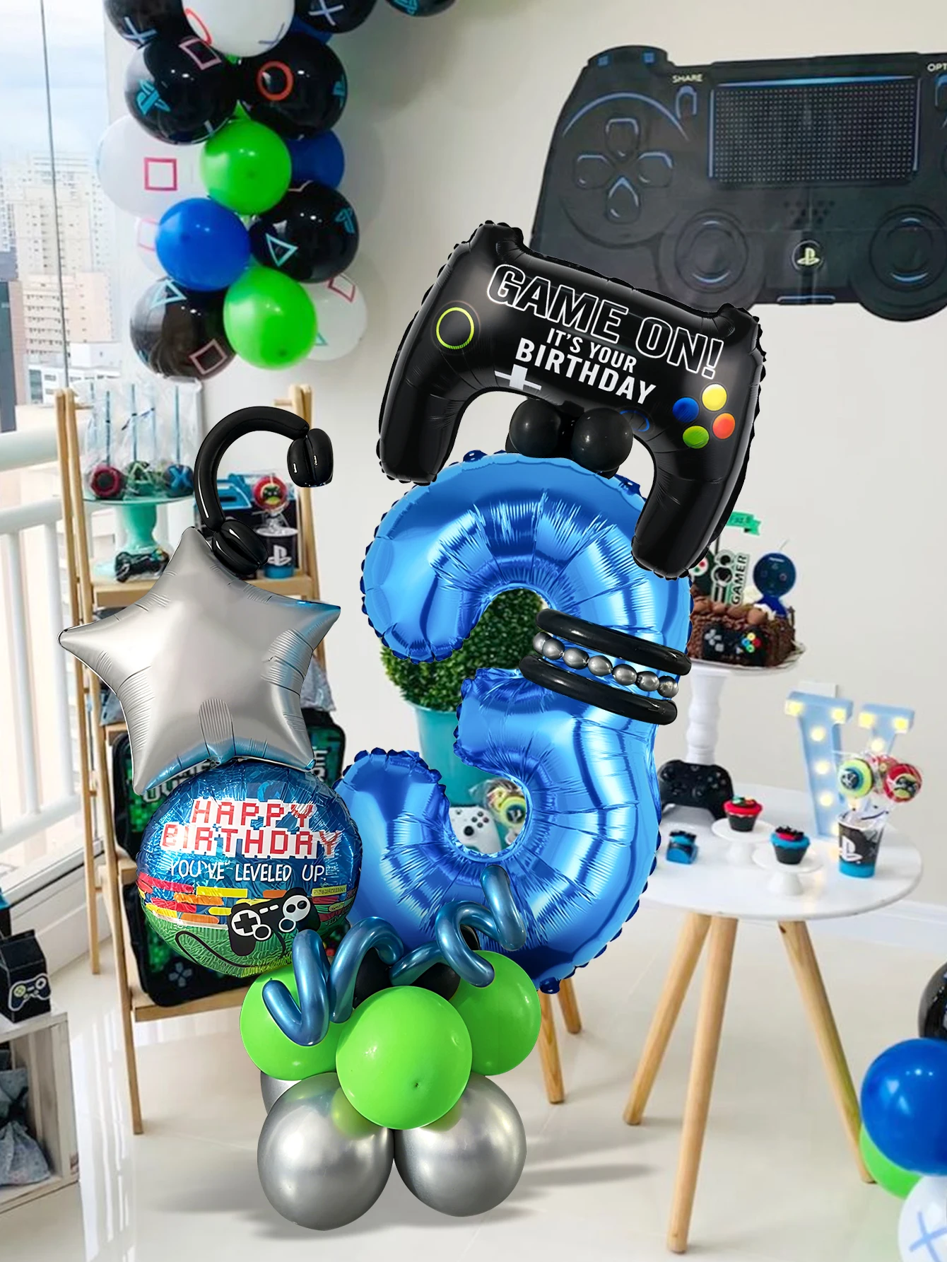 ชุดลูกโป่งธีมเกม 32 ชิ้น ชุดลู - Gaming Accessories For Room บทวิจารณ์และราคา