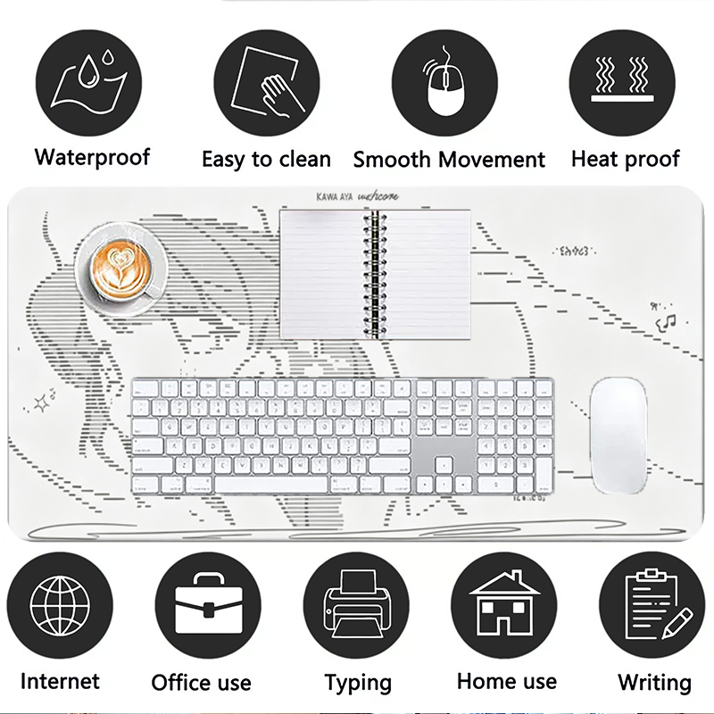 แผ่นรองเมาส์หนังลายการ์ตูนอนิเ - Gaming Accessories Cheap บทวิจารณ์และราคา